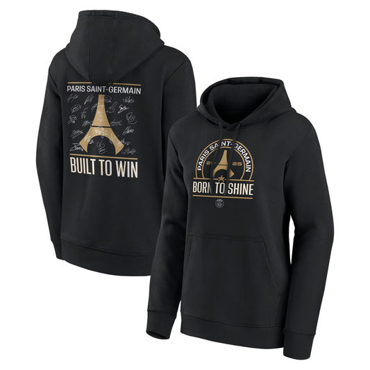 PSG European Champions Signature Roster Graphic Hoodie - Black - Mens