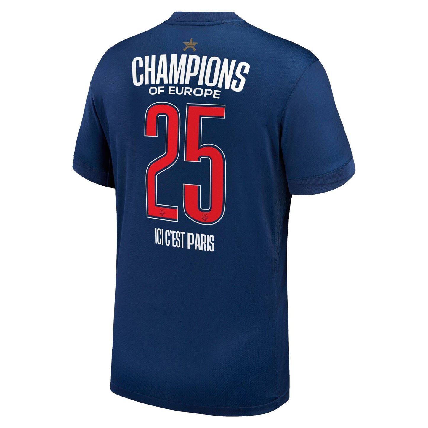 Special Edition PSG Nike Home Stadium Shirt 2024-25 Champions of Europe 2025